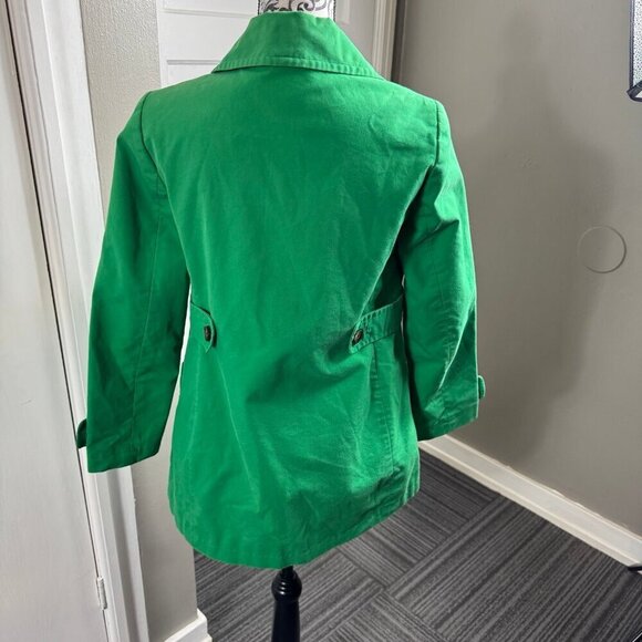 Banana Republic Kelly green double breasted jacket business casual. - Picture 7 of 9